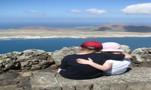 Zdjcie HISZPANIA / Lanzarote / Mirador del Rio / Zakochani... KONKURS