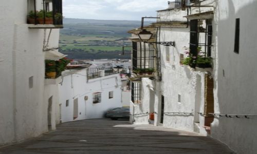 Zdjecie HISZPANIA / Andaluzja / Acros de la Frontiera / Biaa uliczka