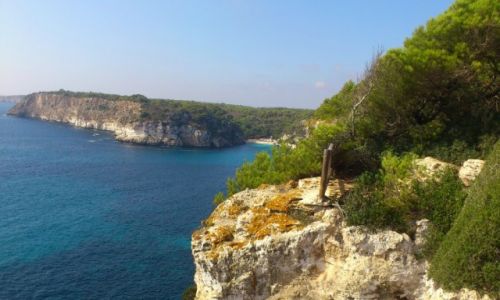 Zdjecie HISZPANIA / Minorka / Cala Galdana / Klify