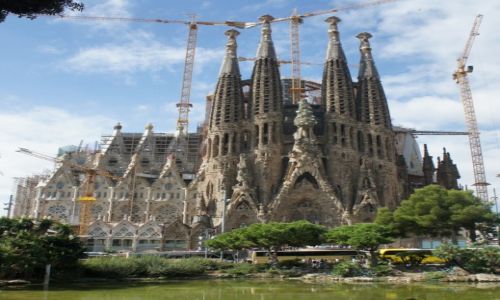 Zdjecie HISZPANIA / Katalonia / Barcelona, Sagrada Familia / W budowie