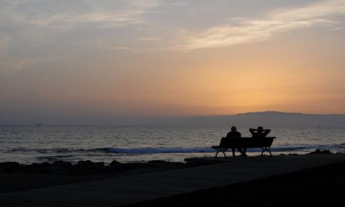 HISZPANIA / Teneryfa / Teneryfa / Upojny wieczr nad oceanem...