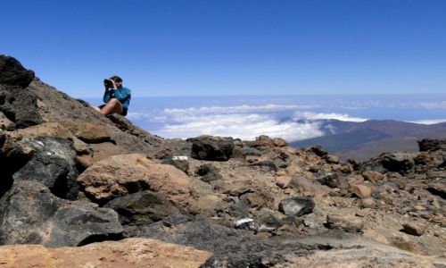 HISZPANIA / Teneryfa / Szczyt El Teide / Fotografowanie na wulkanie.