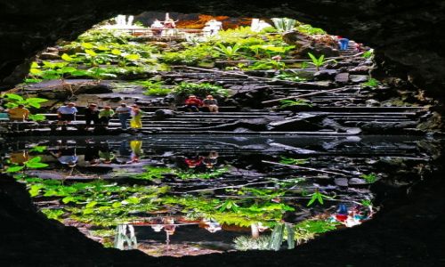 Zdjcie HISZPANIA / Lanzarote / Jameos del Aqua / Okno na wiat...