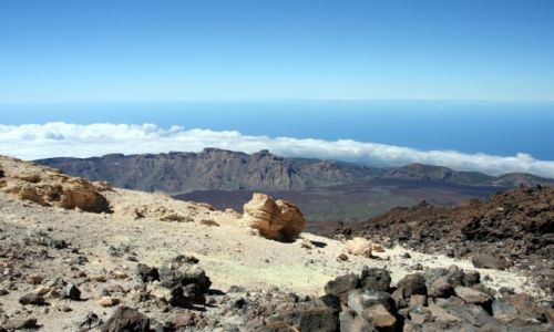 Zdjcie HISZPANIA / Teneryfa / Wulkan Teide / Widok z Teide