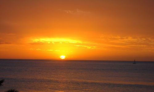 Zdjcie HISZPANIA / FUERTEVENTURA / MORRO JABLE / ZACHOD SLONCA 