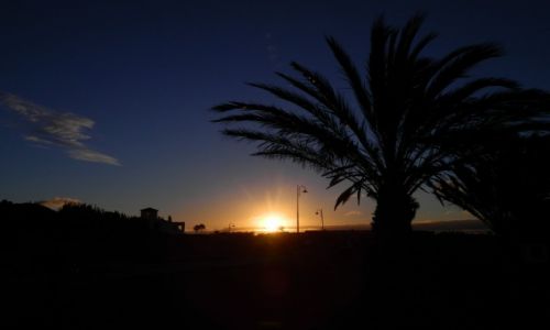 Zdjęcie HISZPANIA / teneryfa / golf del sur / Wschód słońca teneryfa