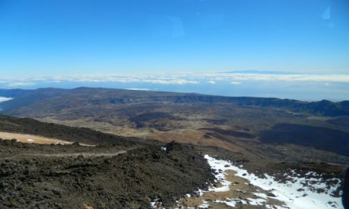 Zdjcie HISZPANIA / teneryfa / wulkan teide  / widok z teide