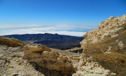 Zdjcie HISZPANIA / teneryfa / wulkan teide  / widok z teide
