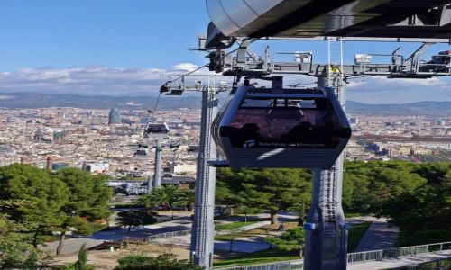 Zdjcie HISZPANIA / Katalonia / Barcelona / Kolejka na Montjuic
