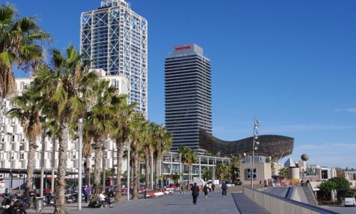 Zdjcie HISZPANIA / Katalonia / Barcelona / Nad brzegiem