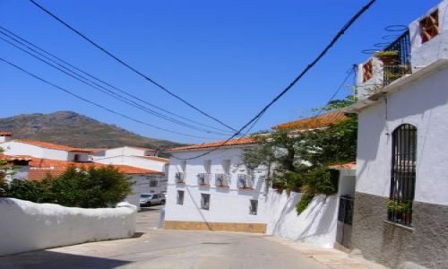 Zdjecie HISZPANIA / Andaluzja / Droga Ronda - Gibraltar / Senne miasteczko w południe