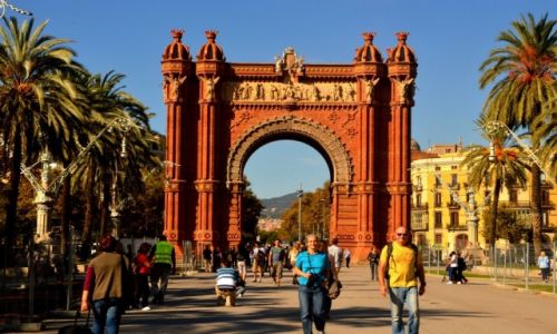 Zdjcie HISZPANIA / Hiszpania / Barcelona / uk triumfalny