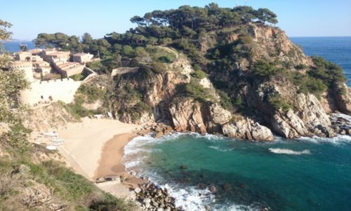 Zdjcie HISZPANIA / Katalonia / Tossa de Mar / Tossa de Mar- plaa zakochanych