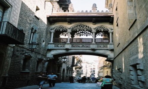 Zdjecie HISZPANIA / - / Barcelona / Uliczki Barcelony