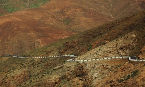 Zdjęcie HISZPANIA / Fuerteventura/Wyspy Kanaryjskie / W drodze do Pajara / Wstęga