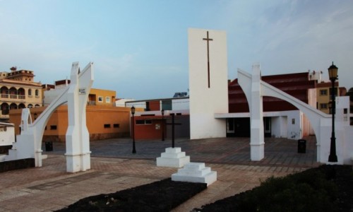 Zdjecie HISZPANIA / Fuerteventura/Wyspy Kanaryjskie / Corralejo / Koci ewangielicki
