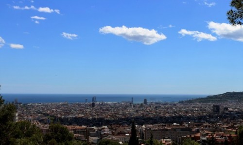 Zdjecie HISZPANIA / Katalonia / Barcelona / Widok na Barcelone ze wzgórza Tibitabo