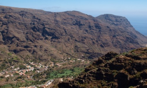 Zdjcie HISZPANIA / Wyspy Kanaryjskie / La Gomera / widok na dolin