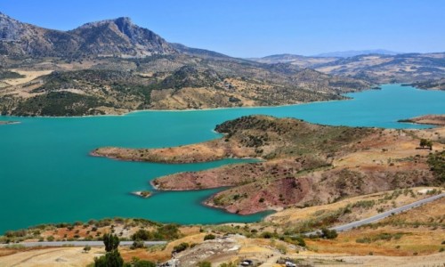 Zdjecie HISZPANIA / Andaluzja / Widok z Zahary / Zahara de la Sierra
