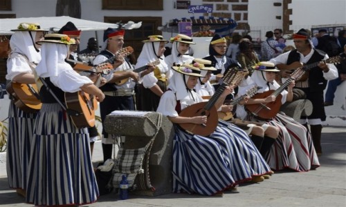 Zdjcie HISZPANIA / Lanzarote / Teguise / zesp ludowy
