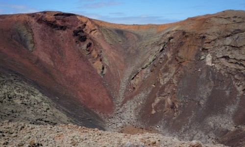 Zdjcie HISZPANIA / Lanzarote / Park Narodowy Timanfaya / mar de lava...