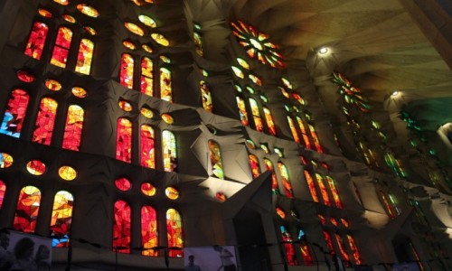 Zdjecie HISZPANIA / Katalonia / Barcelona / Jej Wysoko - Sagrada Familia