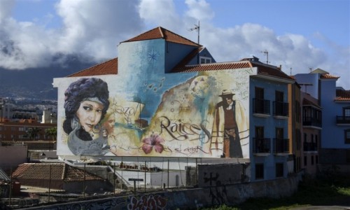 Zdjcie HISZPANIA / Teneryfa / Puerto de la Cruz / street art