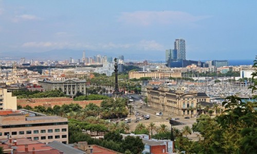 Zdjcie HISZPANIA / Catalonia / Barcelona / Panorama 