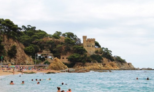 Zdjcie HISZPANIA / Catalonia / Lloret de Mar / Zamek