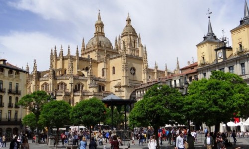 Zdjęcie HISZPANIA / Castilla y León / Segovia / Plaza Mayor I