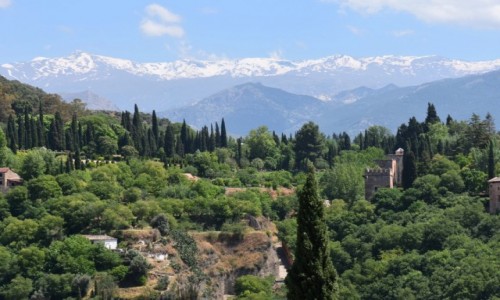 Zdjcie HISZPANIA / Andaluzja / Grenada / Widok na Sierra Nevada