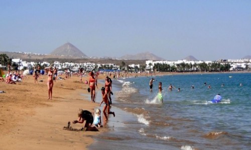 HISZPANIA / Wyspy Kanaryjskie / Lanzarote / Wspomnienie z Lanzarote - Playa de los Pocillos