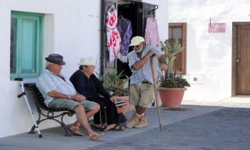 HISZPANIA / Wyspy Kanaryjskie / Lanzarote / Wspomnienie z Lanzarote - ssiedzkie pogawdki.