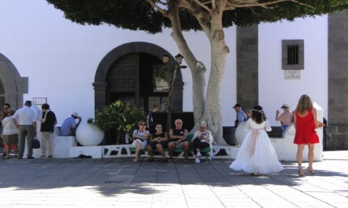 HISZPANIA / Wyspy Kanaryjskie / Lanzarote, Arrecife / Z serii: Boe Ciao w Arrecife (1).