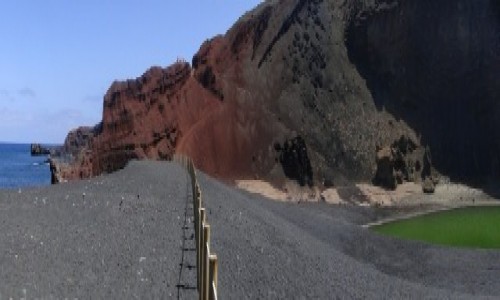 HISZPANIA / Wyspy Kanaryjskie / Lanzarote / Plaa El Golfo