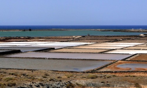 HISZPANIA / Wyspy Kanaryjskie / Lanzarote / Salinas de Janubio (1)