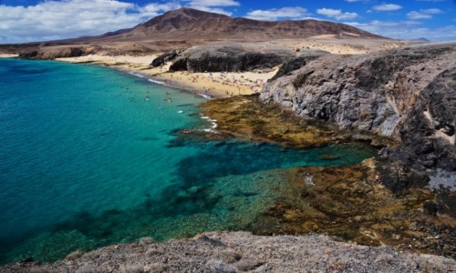 Zdjecie HISZPANIA / Wyspy Kanaryjskie / Lanzarote / plae Papagayo 