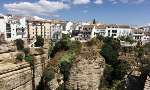 Zdjcie HISZPANIA / Andaluzja / Ronda / Biae domy na skale