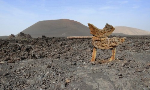 Zdjęcie HISZPANIA / Lanzarote / Park Timanfaya / Tony żużlu, zero zieleni i absolutna cisza