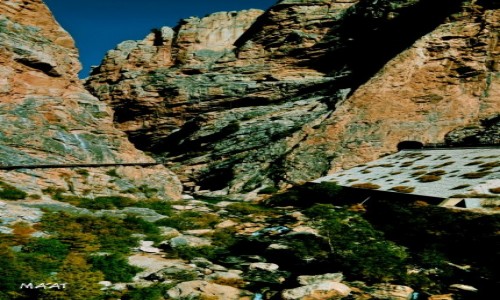Zdjecie HISZPANIA / Andaluzja / El Caminito Del Rey / Ściany w El Caminito