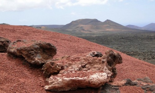 Zdjcie HISZPANIA / Wyspy Kanaryjskie / Lanzarote / Wulkaniczne krajobrazy Lanzarote.