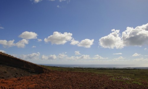 Zdj�cie HISZPANIA / Wyspy Kanaryjskie / Lanzarote (okolice Tahiche) / na wulkanicznej ziemi