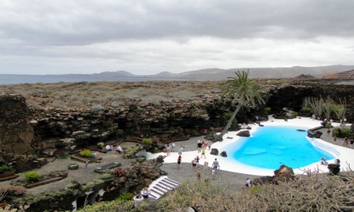 Zdjecie HISZPANIA / Wyspy Kanaryjskie / Lanzarote / Pochmurny dzie na Lanzarote.