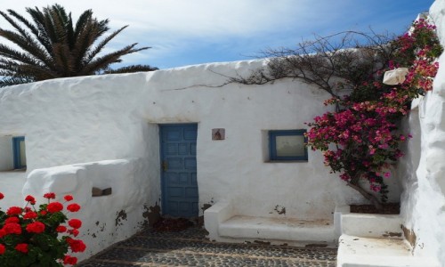 Zdjecie HISZPANIA / Wyspy Kanaryjskie / Graciosa, Pedro Barba / Biay domek na La Graciosa