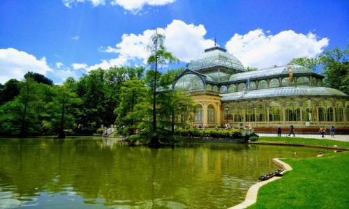 Zdjecie HISZPANIA / Madryt / Park Retiro / Paac Krysztaowy