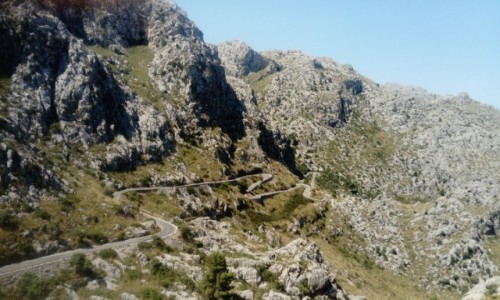 Zdjęcie HISZPANIA / Mallorca / Droga do Sa Calobra / serpentyna
