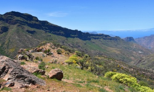 Zdjcie HISZPANIA / Gran Canaria / Parque Rural del Nublo / Widok na wwz