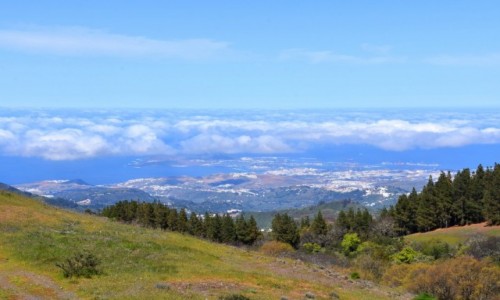 Zdjecie HISZPANIA / Gran Canaria / Pnocne wybrzee / Widok na Las Palmas