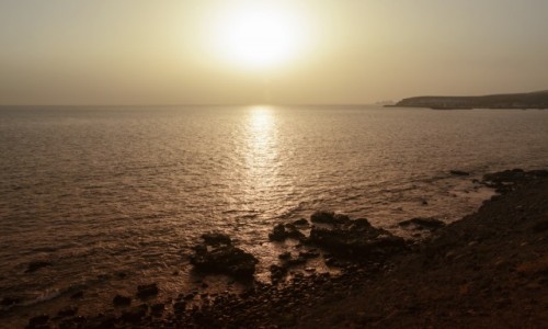 Zdjcie HISZPANIA / Wyspy Kanaryjskie - Gran Canaria / Costa Meloneras / zachd soca nad oceanem