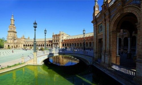 Zdjcie HISZPANIA / Andaluzja / Sewilla / Na Placu Hiszpaskim